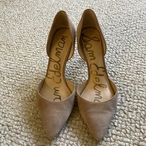 Sam Edelman suede cutout pumps